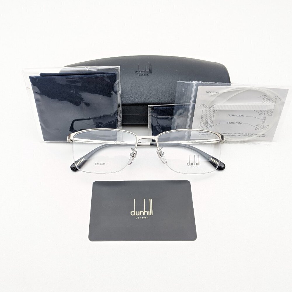 🕶️Made in Italy! Dunhill VDH115G Eyeglasses 57/18 145 | ALT259🕶️